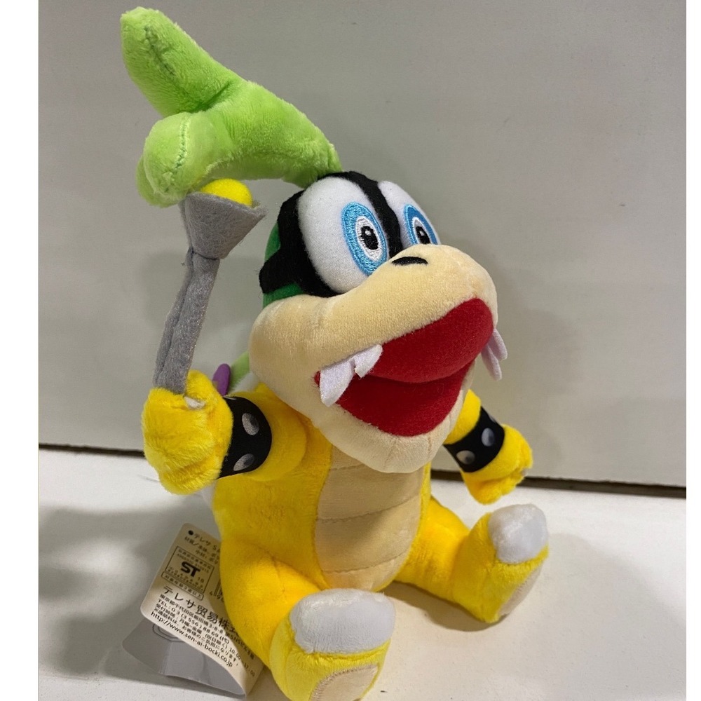 Nintendo Iggy Koopa Plush Super Mario Sanei‎ Stuffed Toy Wand UPC 4905330810960